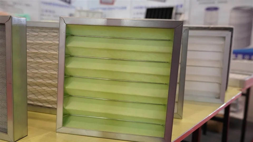 Filtro dell'aria pieghettato pieghevole Telaio in cartone Filtro dell'aria del forno AC