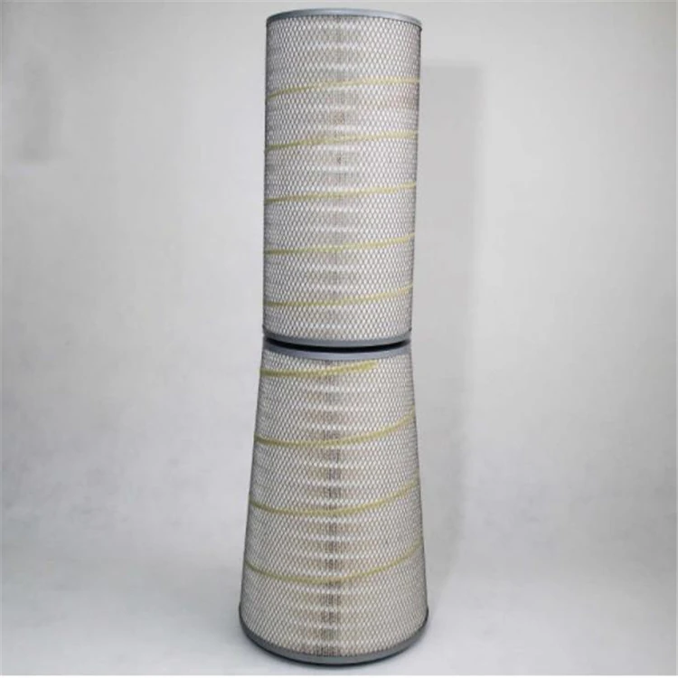 Polvere ovale della cartuccia di filtro della cartuccia di filtro della presa d'aria della turbina a gas P191280 P191281 per Donaldson