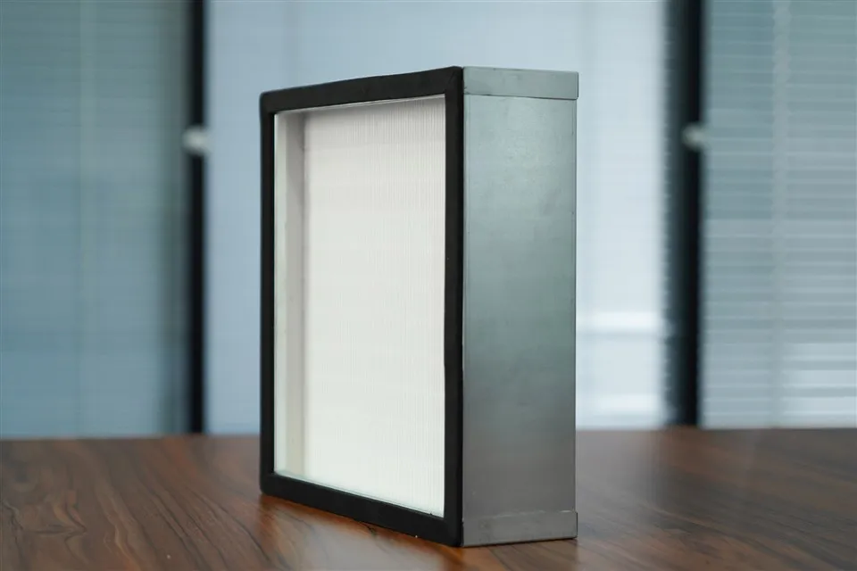 Filtro dell'aria Hepa H13 14 ad alta efficienza di fabbrica OEM con telaio in alluminio o zincato Filtro dell'aria Hepa Fresh Micron 99,99% con telaio in alluminio o zincato