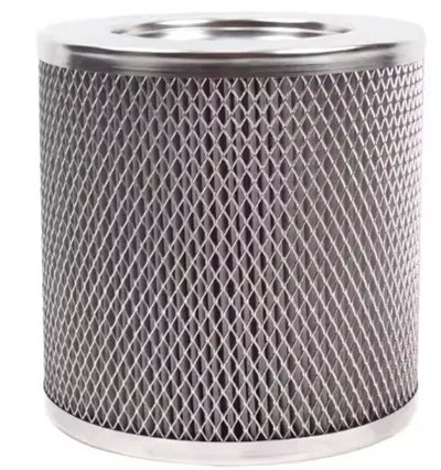 Elemento filtrante su misura di filtrazione dell'aria della cartuccia di filtro dell'aria del tessuto del poliestere 66*110*930 con lo scheletro della copertura terminale SS304